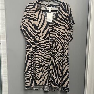 Zebra Print Women dress